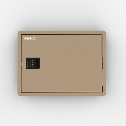 SafeDrop delivery door in beige