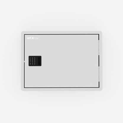 SafeDrop delivery door in white