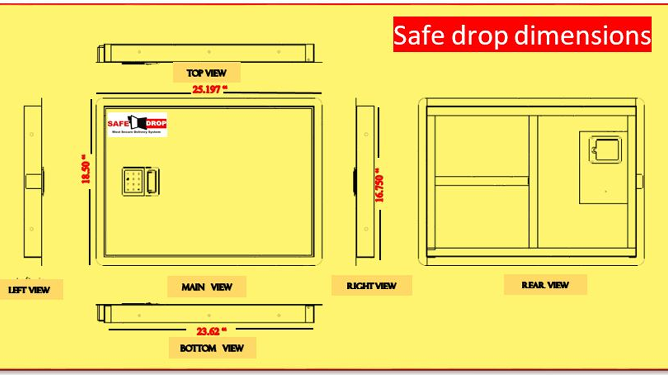 SafeDrop dimensions screenshot